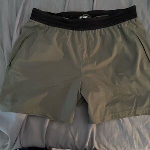 Gymshark Dark Olive Performance Shorts